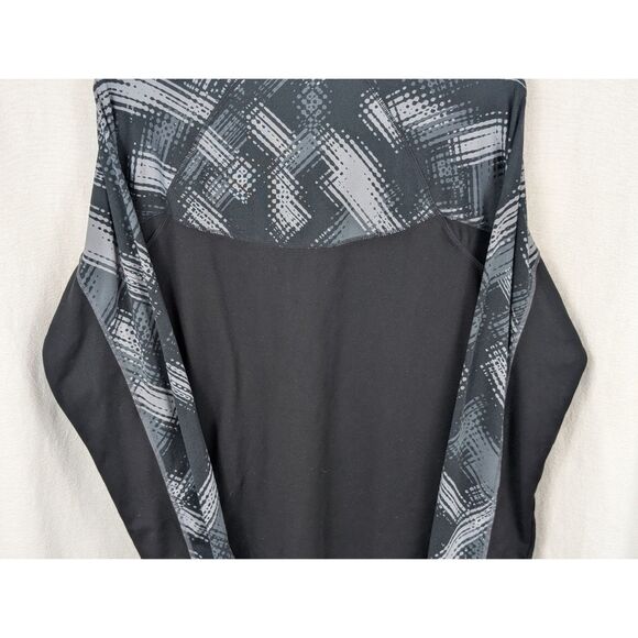 Athleta Half Zip Pullover Gym Jacket Black/Gray Women's Size 1X/XL - Picture 11 of 13